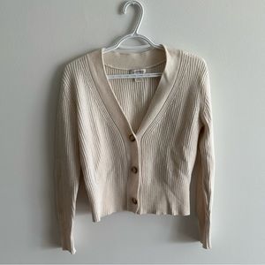 Club Monaco cashmere cropped cardigan